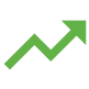 A pixelated image of a green hill with various shades of green, set against a white background.