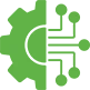 A solid square filled with a medium green color.